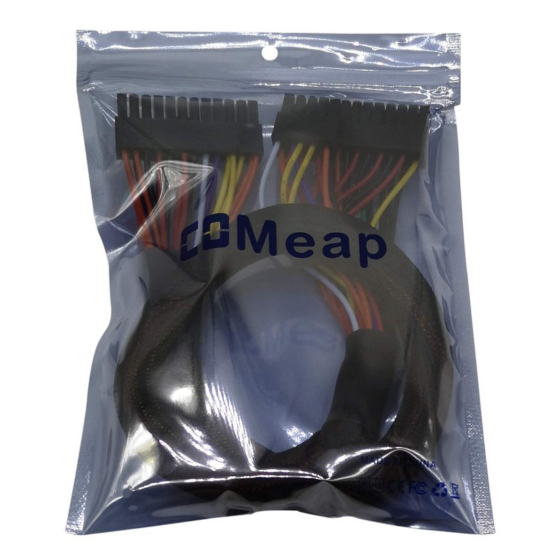 COMeap 24 Pin ATX Cable for Corsair SFX RMX RMi SF HX Series PSUs, 18 Pin + 10 Pin to 24 Pin ATX PSU Power Adapter Sleeved 24.8-inch(63cm) - Image 5
